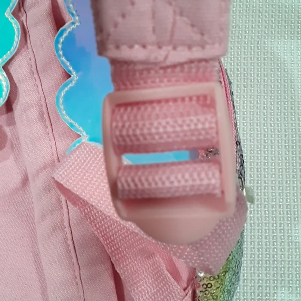 90's Inspired Unicorn Sparkle Sequin Winged‎ Pink Pastel Backpack